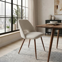 Imala Dining Table Sets: Rectangular Extendable Dining Table & Fabric Upholstered Dining Chairs
