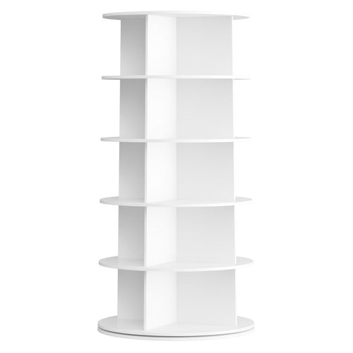 7-Tier Rotating Shoe Rack Tower, 360° Spinning Organizer