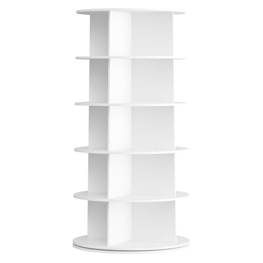 7-Tier Rotating Shoe Rack Tower, 360° Spinning Organizer