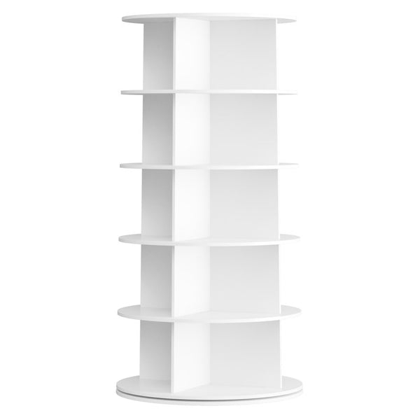7-Tier Rotating Shoe Rack Tower, 360° Spinning Organizer