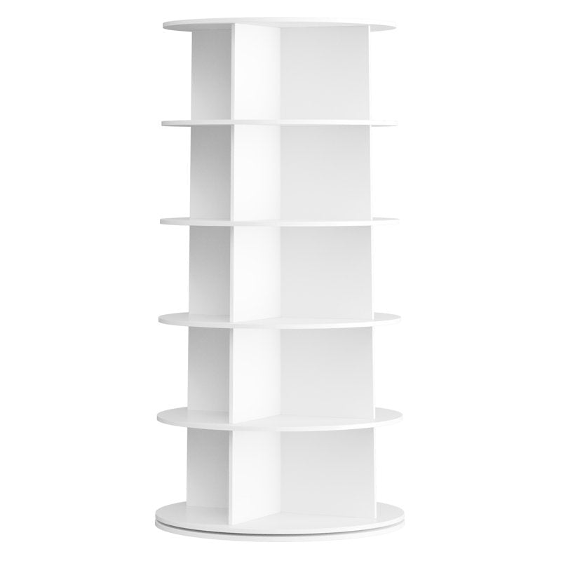 7-Tier Rotating Shoe Rack Tower, 360° Spinning Organizer