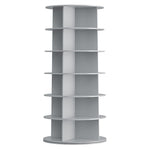 6-Tier Rotating Shoe Rack Tower, 360° Spinning Organizer