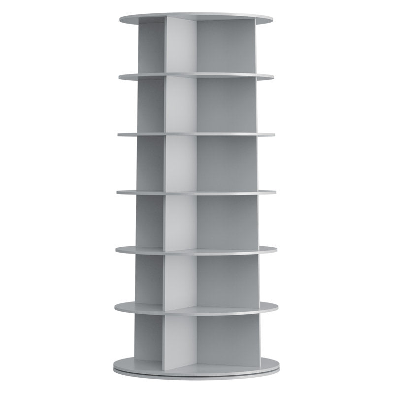 6-Tier Rotating Shoe Rack Tower, 360° Spinning Organizer