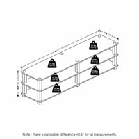3-Tier Shoe Rack, 18-Pair Capacity