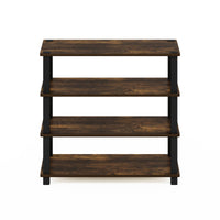 4-Tier Stackable Shoe Rack, 9-12 Pair