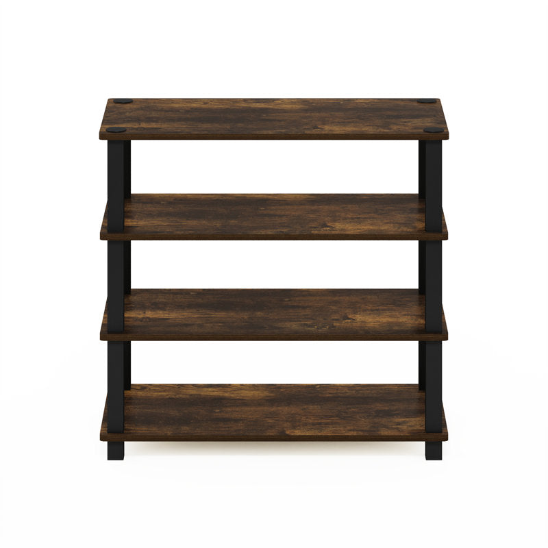 4-Tier Stackable Shoe Rack, 9-12 Pair