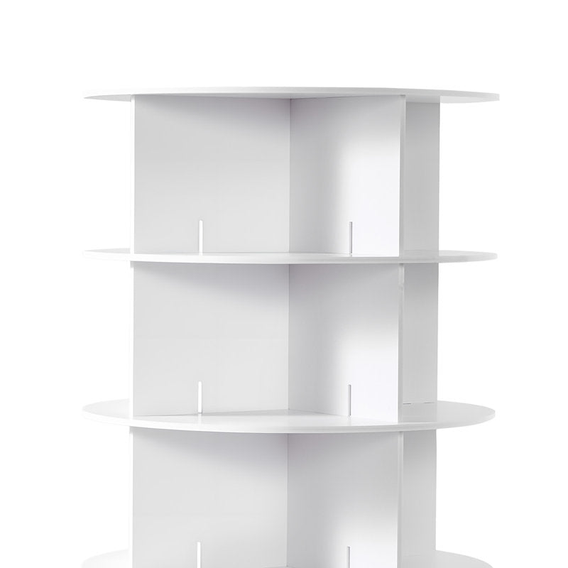 5-Tier Rotating Shoe Rack Tower, 360° Spinning Organizer