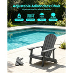 Oversized Outdoor Rocking Chair Set of 2, High Back