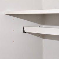 Extra Large 100% Solid Wood 6-Door Mirrored Wardrobe Closet System