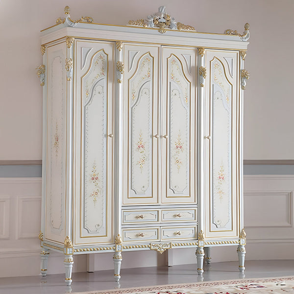 French Retro Light Luxury Wardrobe