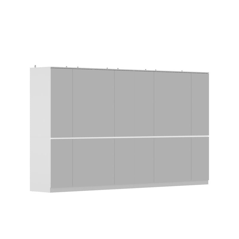 126” W Large Wardrobe With 16 Mirror Door
