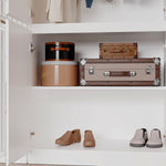 126” W Large Wardrobe With 16 Mirror Door