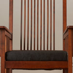 22.5" Rocking Chair with Plush Faux Leather Seat