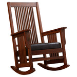 22.5" Rocking Chair with Plush Faux Leather Seat