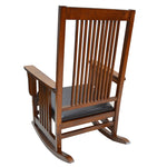 22.5" Rocking Chair with Plush Faux Leather Seat