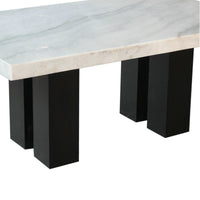 Lucca Italian Marble 6 Seater Dining Table Set