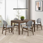 Johor Glass Extendable 6 Seater Dining Table Set with Chairs