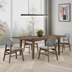 Johor Glass Extendable 6 Seater Dining Table Set with Chairs