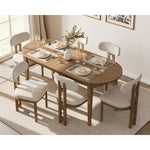 Chicago Smart Top 6 Seater Dining Table Set with Chairs