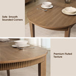Chicago Smart Top 6 Seater Dining Table Set with Chairs