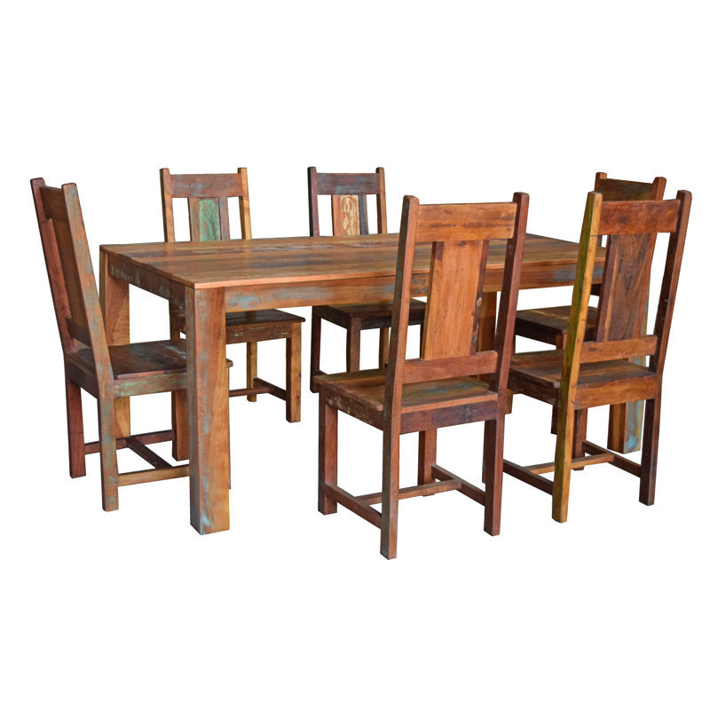 Ashoka Sheesham Wood 6 Seater Dining Table Set