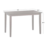 Maple Wood 4 Seater Dining Table Set