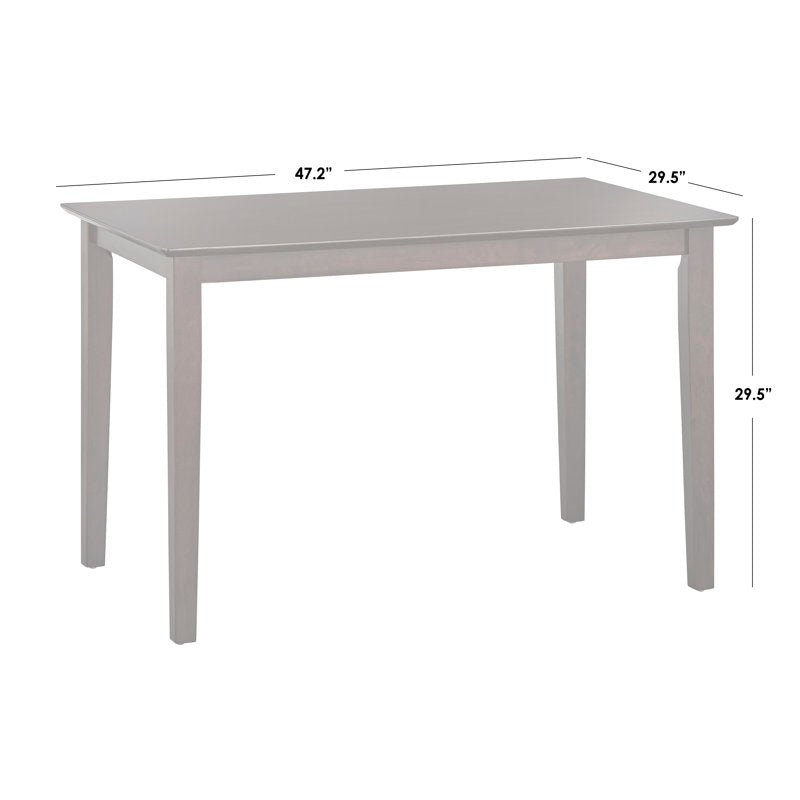 Maple Wood 4 Seater Dining Table Set