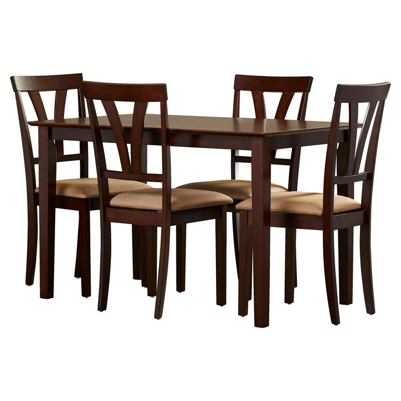 Maple Wood 4 Seater Dining Table Set