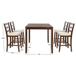 Mourya Sheesham Wood 4 Seater Dining Table Set