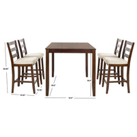 Mourya Sheesham Wood 4 Seater Dining Table Set