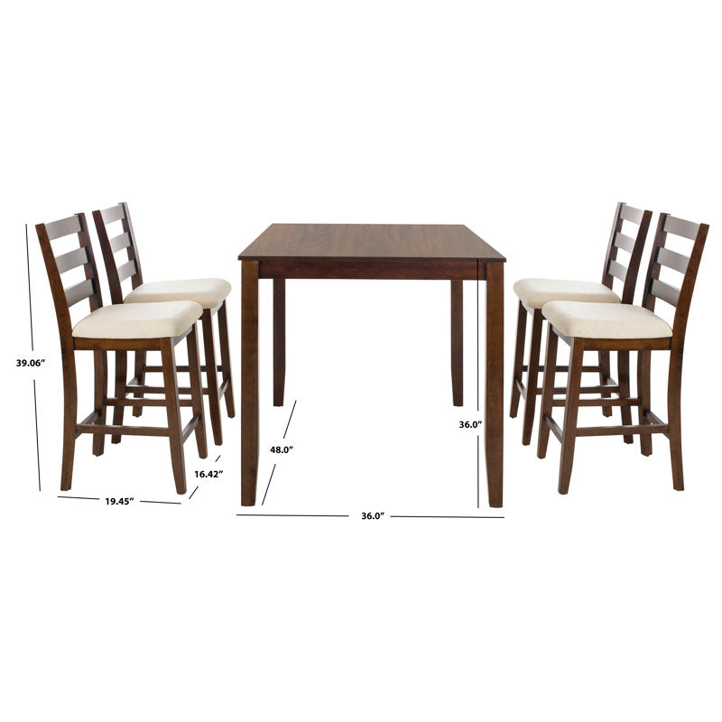 Mourya Sheesham Wood 4 Seater Dining Table Set