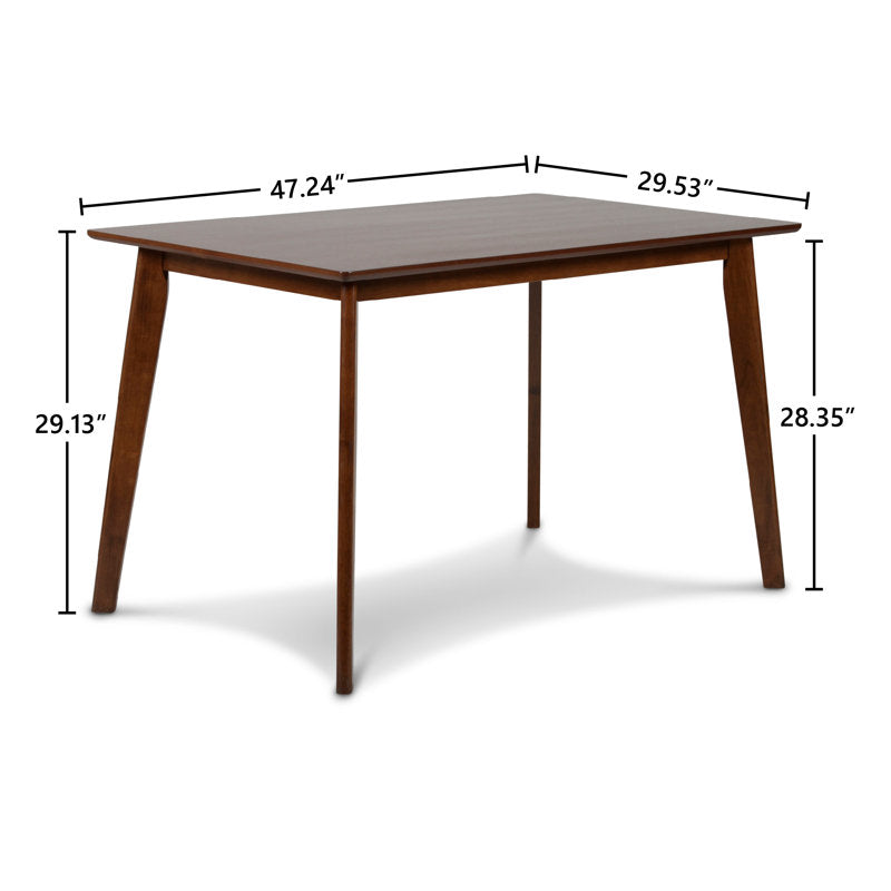Muar Malaysian Solid Wood 4 Seater Dining Table Set