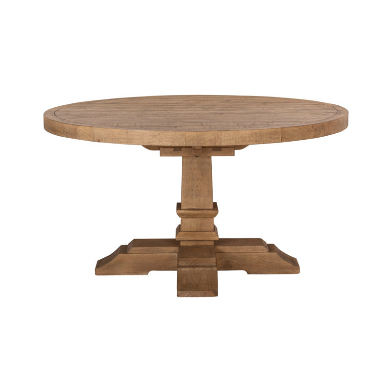 Penang Malaysian Solid Wood Round 4 Seater Dining Table Set