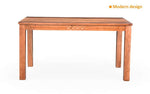 Dallas Extendable Glass 6 Seater Dining Table Set with Chairs