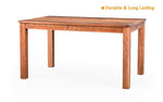 Dallas Extendable Glass 6 Seater Dining Table Set with Chairs