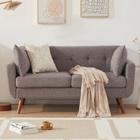 Jadier 66" Upholstered Square Arm Loveseat