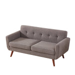 Jadier 66" Upholstered Square Arm Loveseat