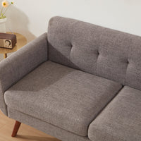 Jadier 66" Upholstered Square Arm Loveseat