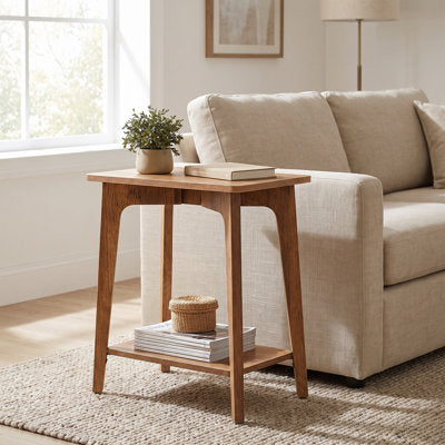 2-Tier Small Rectangular End Table