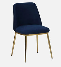 Metallic 4 Seater Dining Set In Golden Base With Porcelain Top