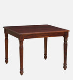 Sheesham Wood 4 Seater Dining Set In Honey Oak Finish