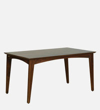 Imported Latin Teak Wood 6 Seater Dining Set In Provincial Teak Finish