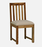 Sheesham Wood 4 Seater Dining Set In Rustic Teak Finish