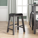5-Pieces Counter Height Wood Kitchen Dining Table Set