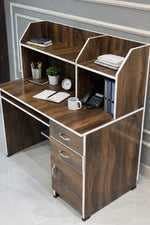 Carlos Computer Table In Columbia Walnut Finish