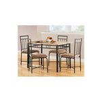 Louise Traditional 5-Piece Wood & Metal Dining Set
