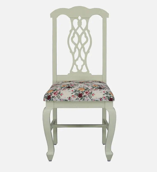 Solid Wood 6 Seater Dining Set In Tulip Finish