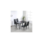 5 Piece Dining Room Table Set,4 Chairs