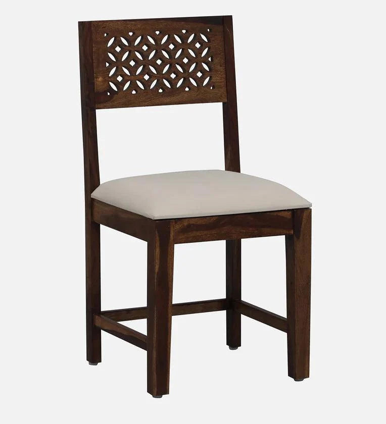 Sheesham Wood 6 Seater Dining Set in Scratch Resistant Provincial Teak Finish With Bench