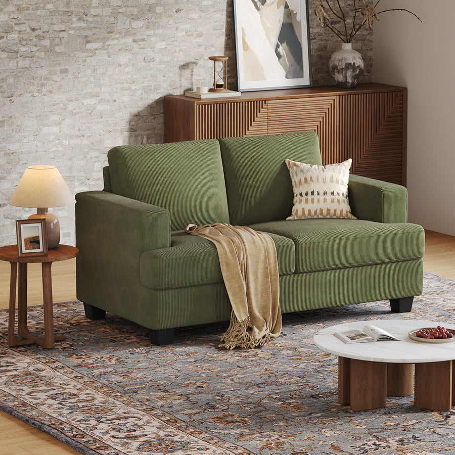 59.8" W Modern Boucle Upholstered Loveseat